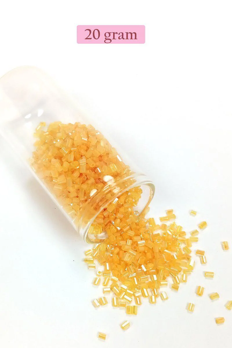 Kesme Cam Boncuk 2mm - Şeffaf Açık Sarı 20g | El Sanatları & Gelinlik Süsleme Fiyatı, Yorumları ve Özellikleri