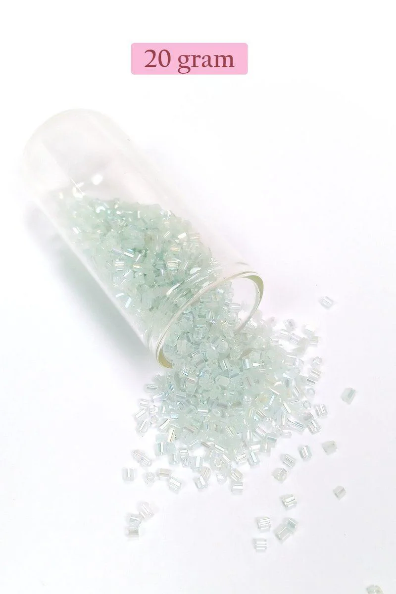 Kesme Cam Boncuk 2mm - 20 Gram Şeffaf Beyaz | Takı ve El Sanatları Fiyatı, Yorumları ve Özellikleri