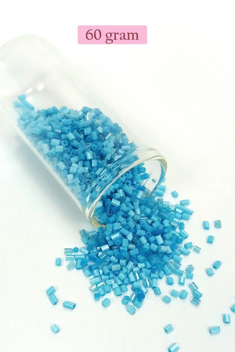 Kesme Cam Boncuk 2mm Mat Mavi - 60 Gr, El Sanatları ve Takı Üretimi İçin Fiyatı, Yorumları ve Özellikleri