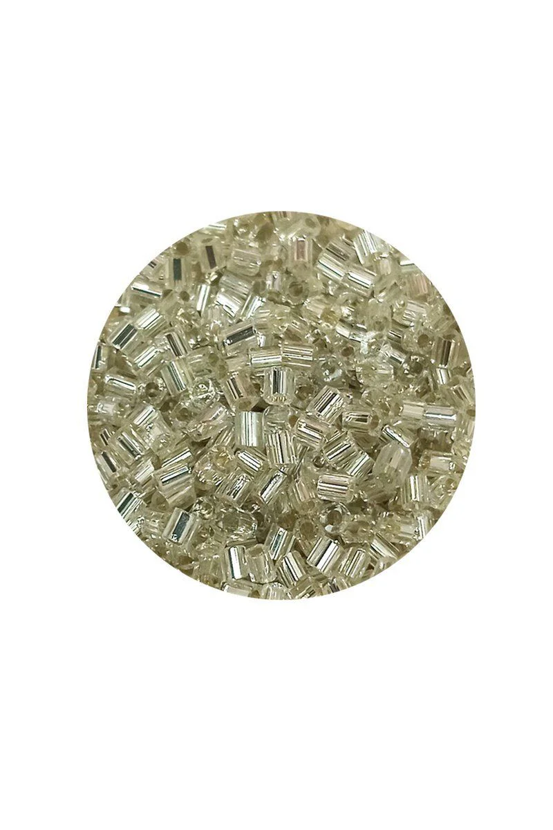 Kesme Cam Boncuk 2mm - Şeffaf Gümüş 60 Gr - El Yapımı Takı & Süsleme İçin Fiyatı, Yorumları ve Özellikleri