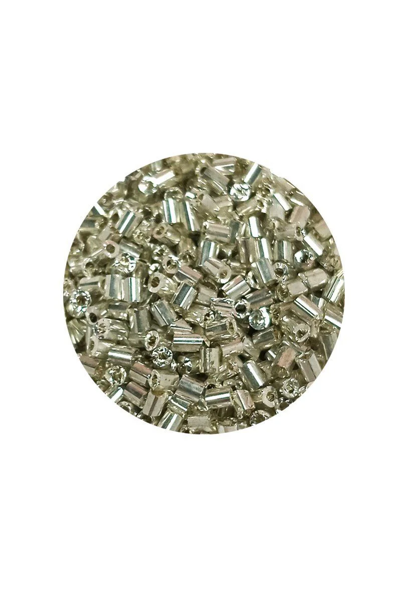Kesme Cam Boncuk 2mm Parlak Gümüş - 60 Gram / ~1200 Adet - El Sanatları & Dikiş Süsleme Fiyatı, Yorumları ve Özellikleri