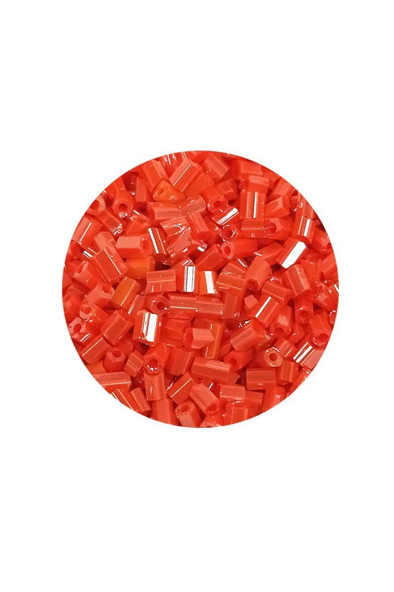 Kesme Cam Boncuk 2mm - Mercan Kırmızı 20gr | El Sanatları ve Takı Yapımı İçin Premium Kalite Fiyatı, Yorumları ve Özellikleri