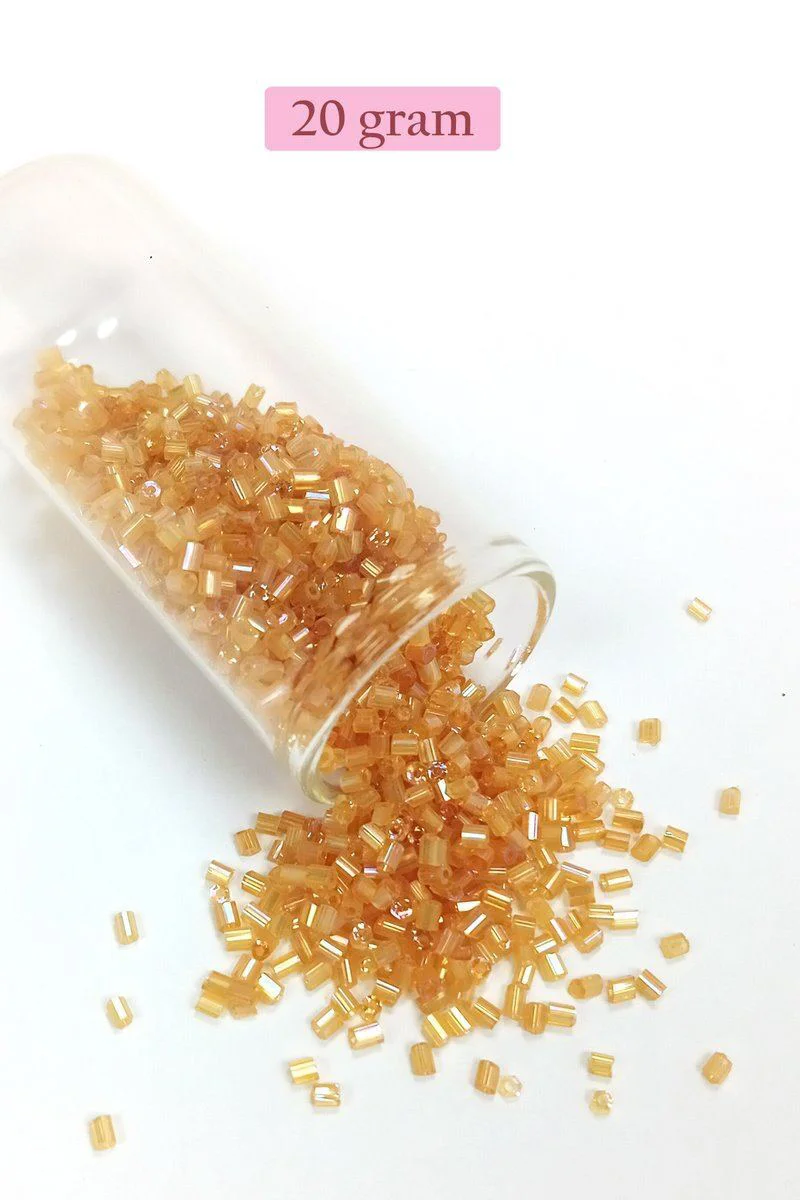 Kesme Cam Boncuk 2mm - Şeffaf Altın, El Sanatları ve Gelinlik Süsleme İçin 20gr Fiyatı, Yorumları ve Özellikleri