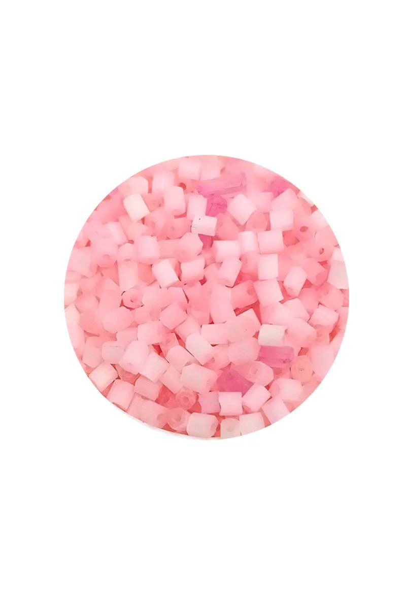 Kesme Cam Boncuk 2mm - 60 Gram Şeker Pembe | Yüksek Kaliteli El Sanatları Boncuğu Fiyatı, Yorumları ve Özellikleri