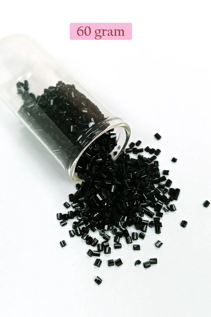 Kesme Cam Boncuk 2mm Siyah - 60 Gr, El Sanatları & Dikiş Süsleme Fiyatı, Yorumları ve Özellikleri