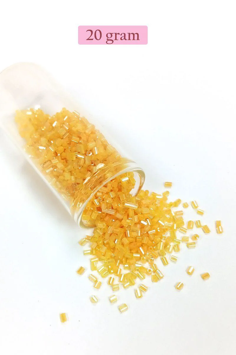 Kesme Cam Boncuk 2mm Şeffaf Koyu Sarı - 20 Gr, BNC313 Fiyatı, Yorumları ve Özellikleri