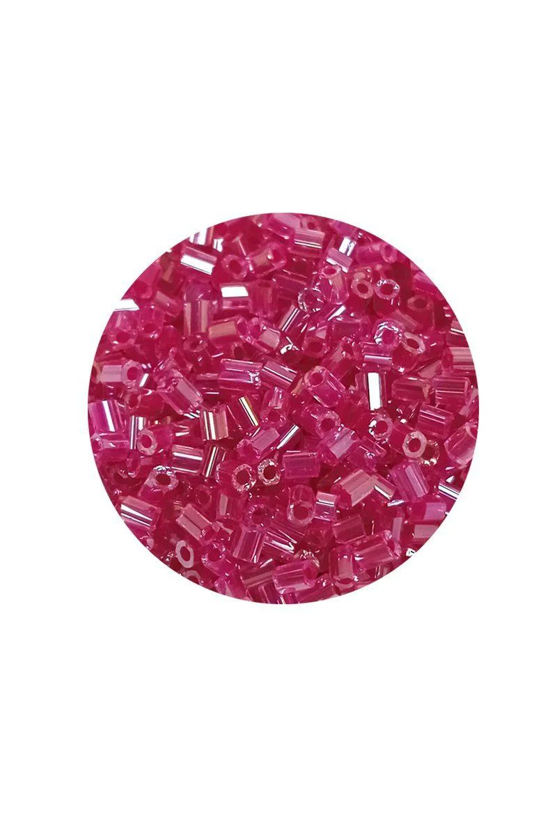 Kesme Cam Boncuk 2mm - 60 Gr Şeffaf Koyu Pembe - El Sanatları & Takı Yapımı Fiyatı, Yorumları ve Özellikleri