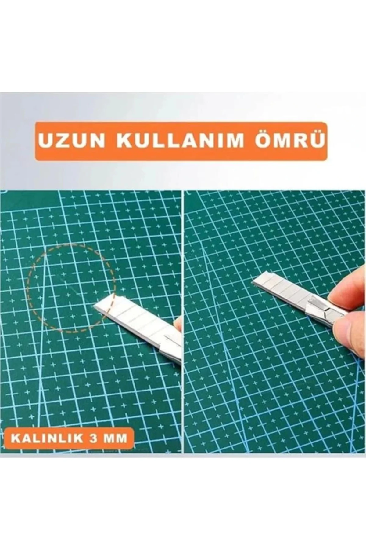 Kesme Matı Cutting Mat Kesim Altlığı A1 Ebatında 90cm x 60cm