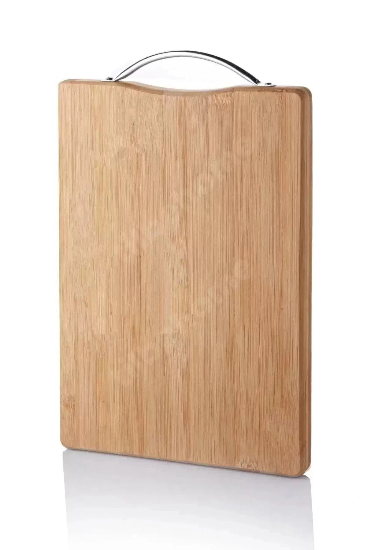 Kesme Tahtası Çelik Saplı Peynir Servis Sunum Tepsi Et Sebze Doğr