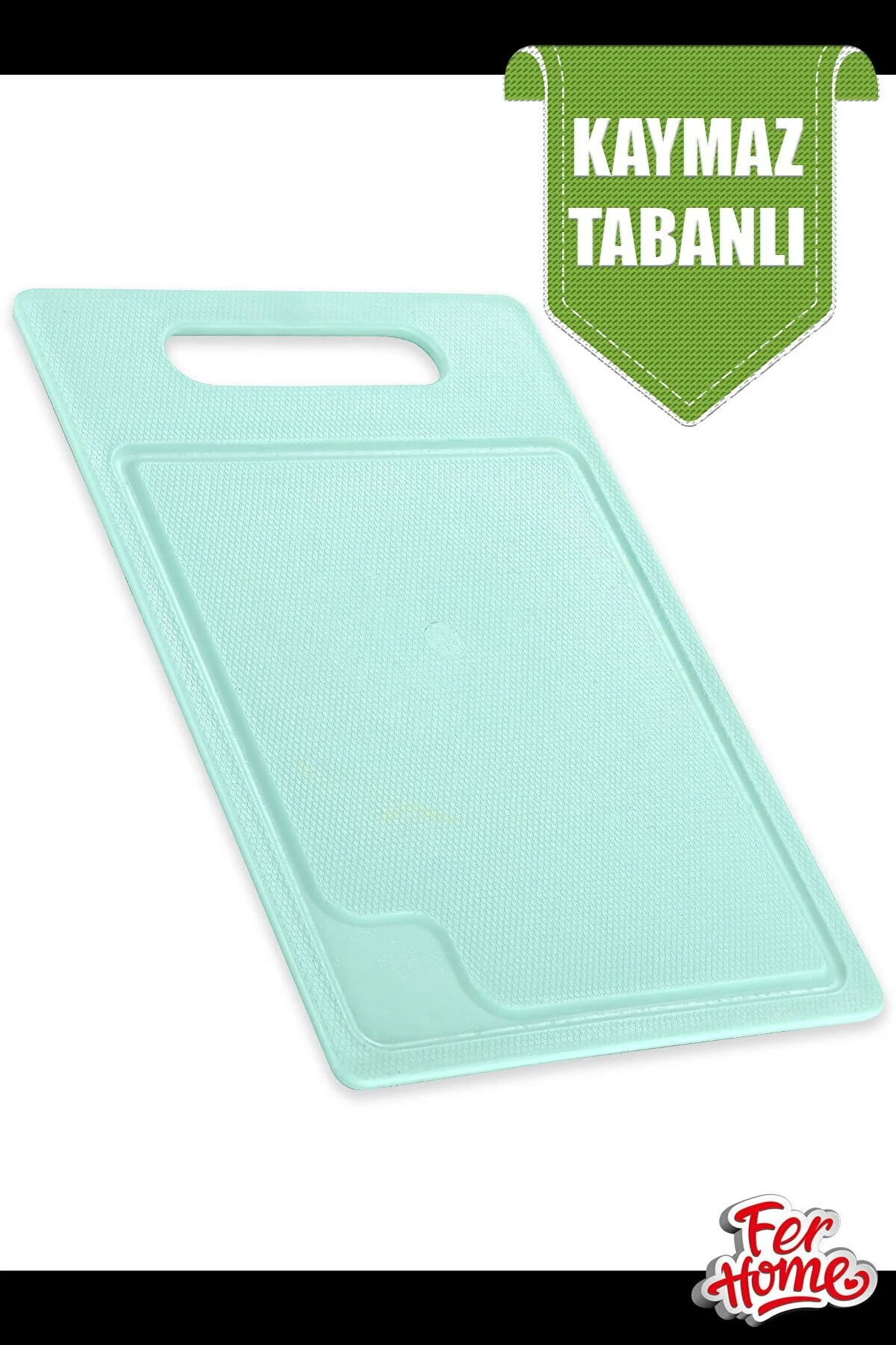 Kesme Tahtası Kaydırmaz Plastik Kesme Sunum Tahtası Pratik Kesim 