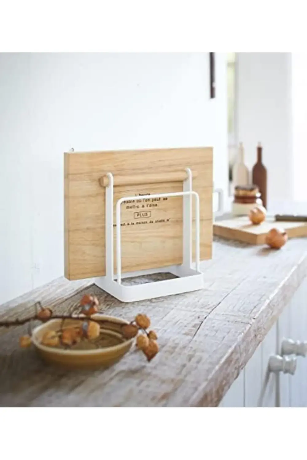 kesme tahtası standı, beyaz 395519