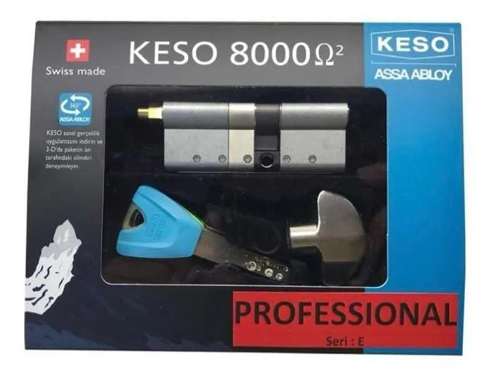 Keso Mandallı Yüksek Güvenlik Silindir RS10 Omega