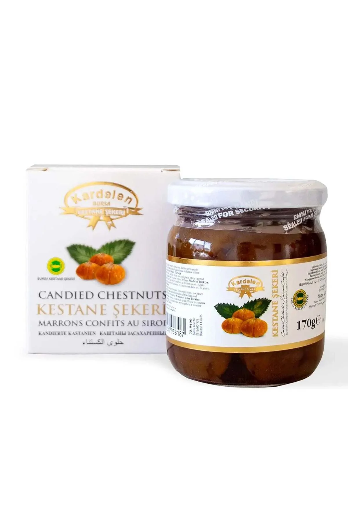Kestane Şekeri 170 g Marrion Confist Kavanoz Kestane Şekeri 170 g Marrion Confist Kavanoz