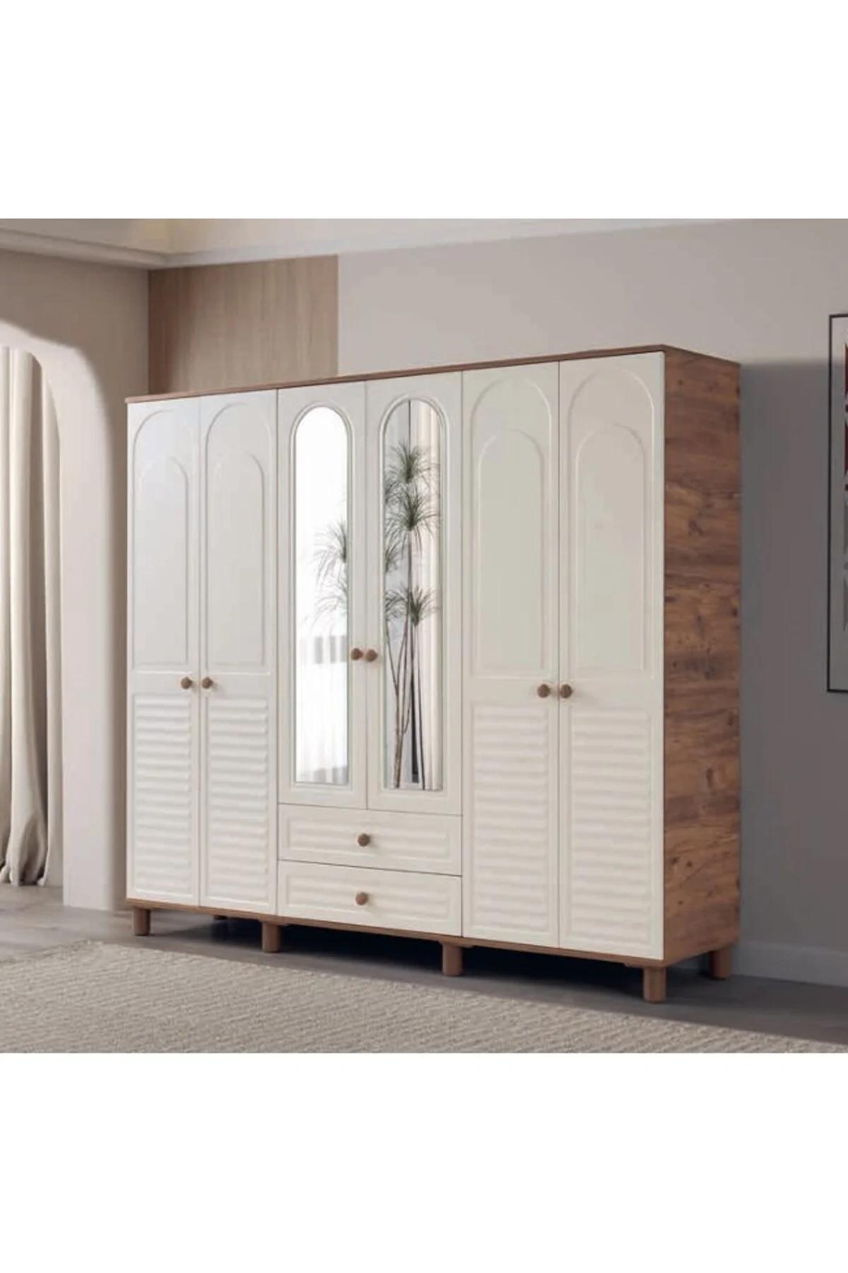 KESTEL MDF 6 KAPILI DOLAP Fiyatı, Yorumları ve Özellikleri