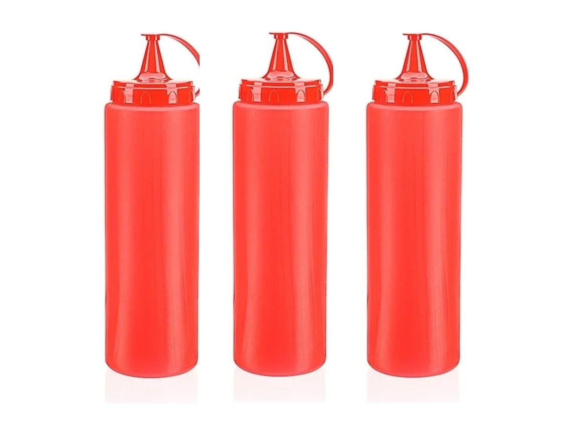 Ketçap Şişesi - 1000ml Dev Boy Kırmızı 3 Adet Ketçap Şişesi - 1000ml Dev Boy Kırmızı 3 Adet Fiyatı, Yorumları ve Özellikleri