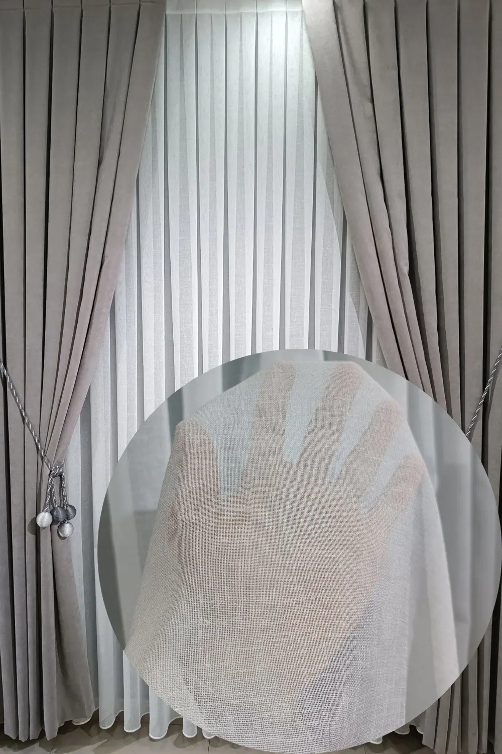 Keten Foldet Tül Perde (1/3 Sık Pile) Ağır Gramajlı Kırışmaz Ütü