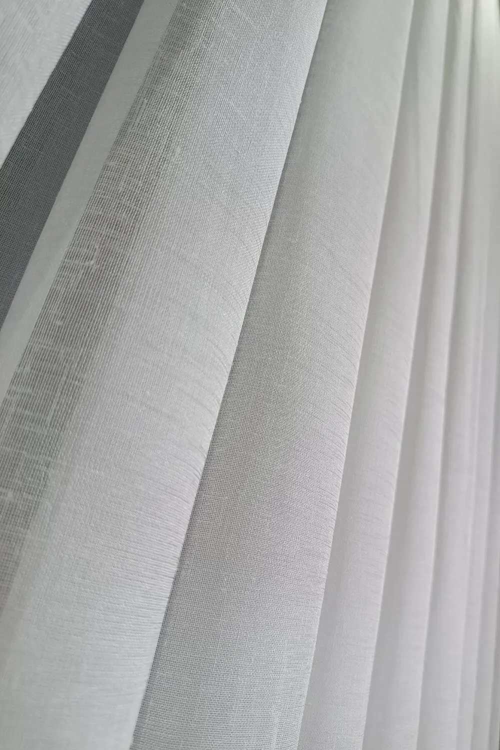 Keten Foldet Tül Perde (1/3 Sık Pile) Ağır Gramajlı Kırışmaz Ütü