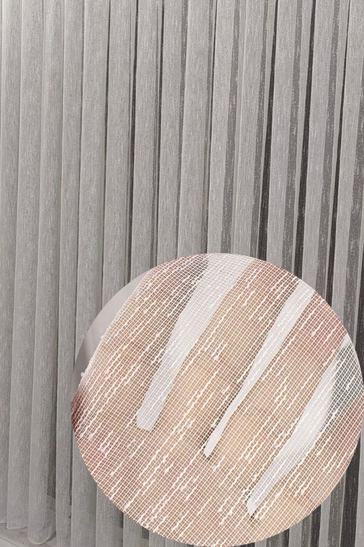 Özgün Perde Keten Şantuk Tül Perde (1/2,5 Normal Pile)