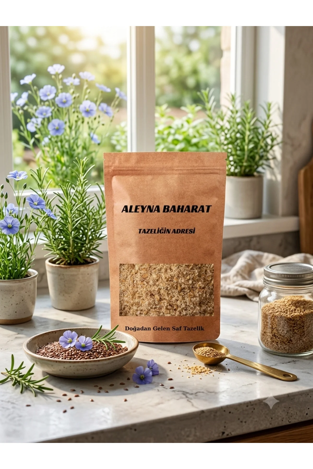 Keten Tohumu Toz 250 gr ( Öğütülmüş )