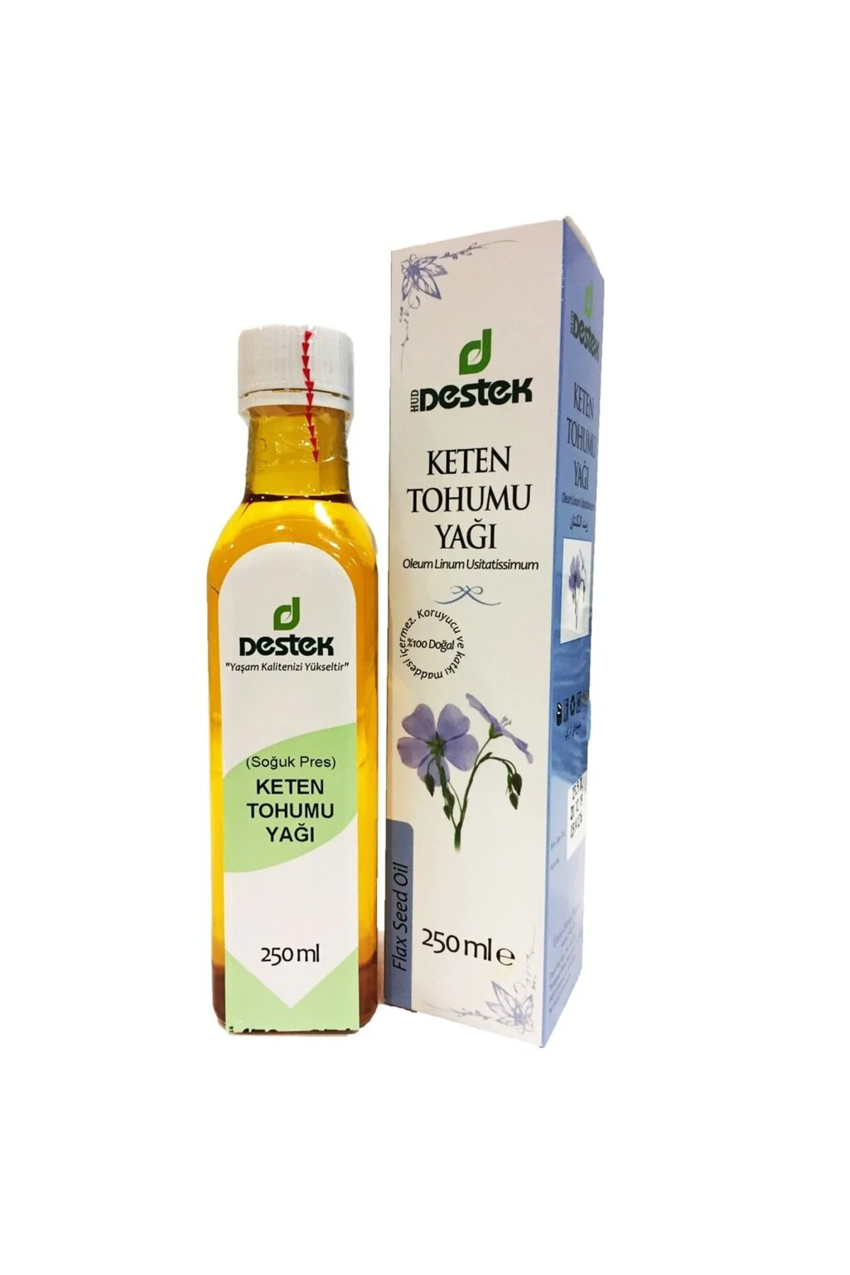 Keten Tohumu Yağı 250 ml Soğuk Pres