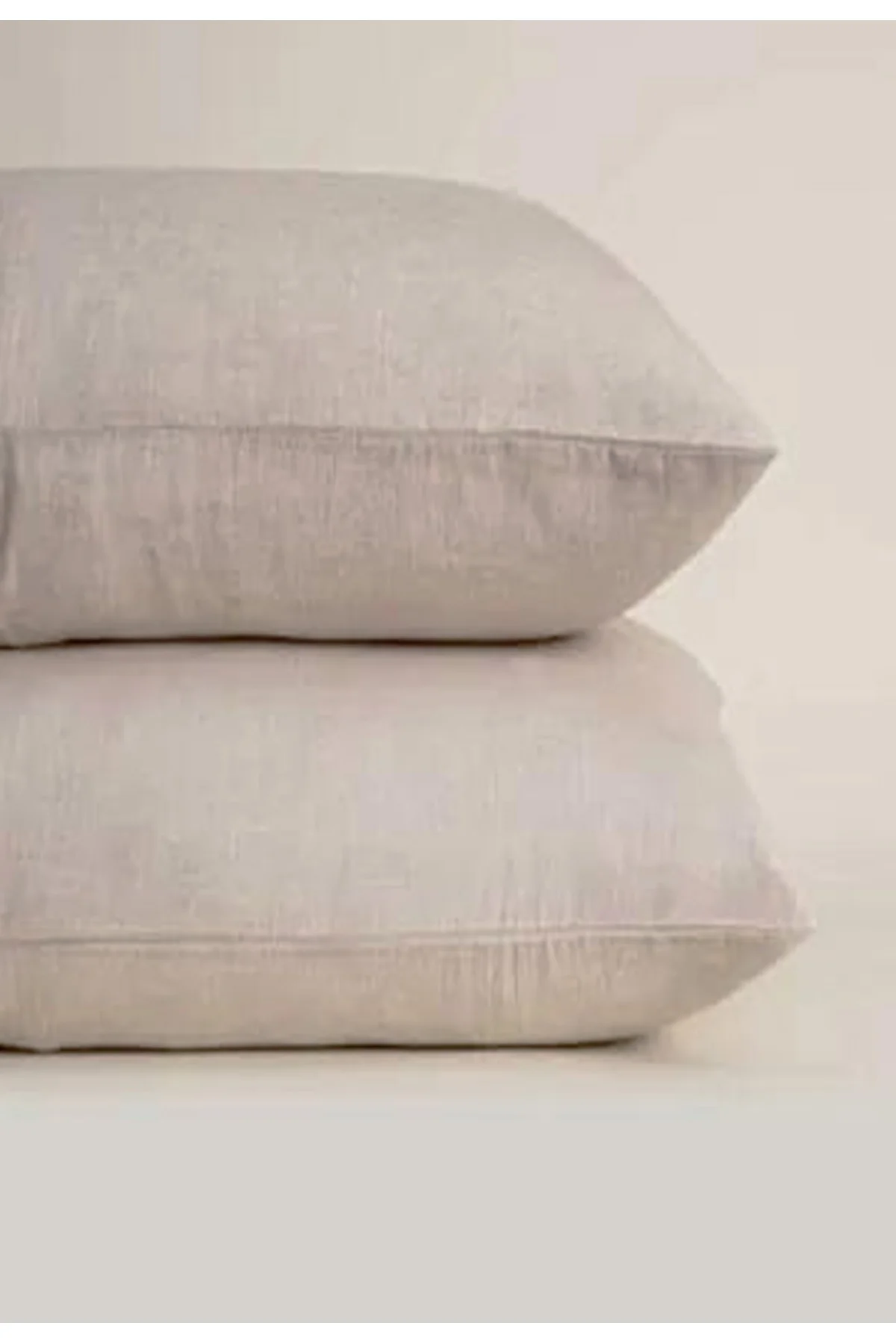 KETEN YASTIK KILIFI (2 KAT- PUNTALI ORGANİK KETEN )