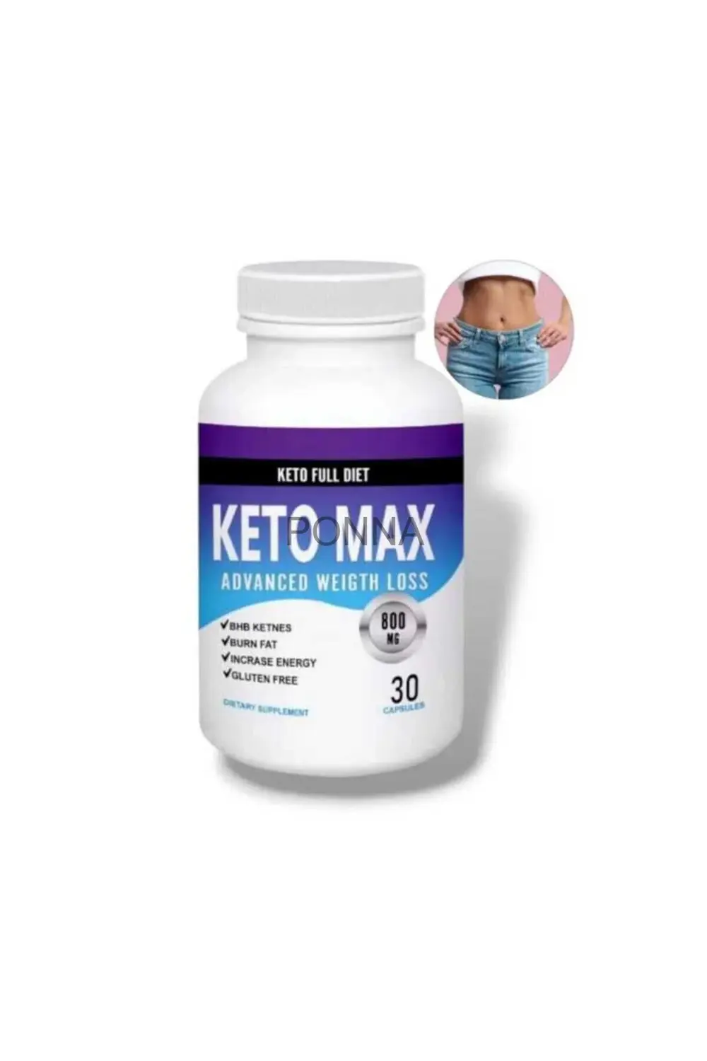 Keto Max Destekleyici Doğal Ürün 30'lu