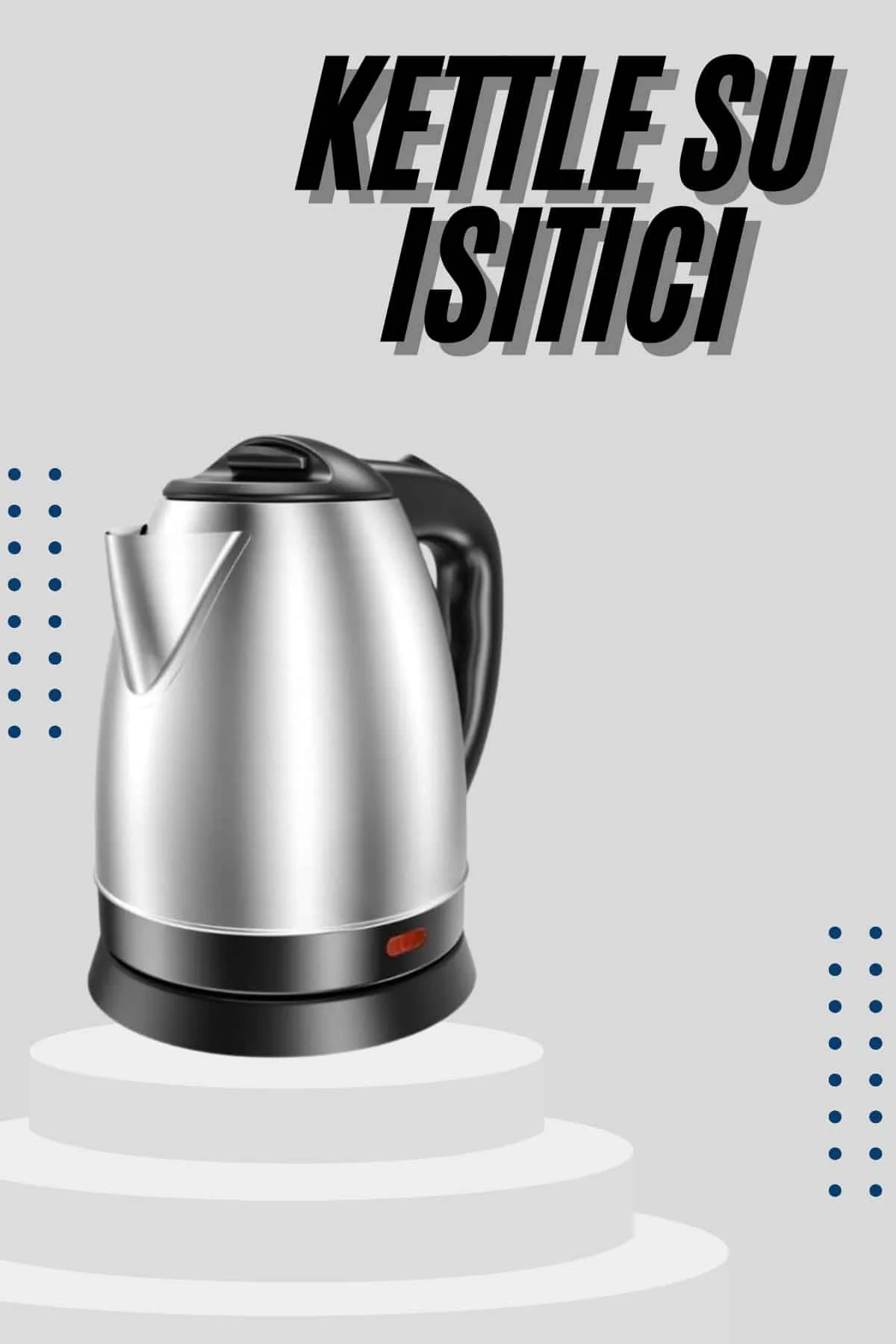 Kettle C F Tipi 220-240V Paslanmaz Çelik Elektrik Kablolu Otomati