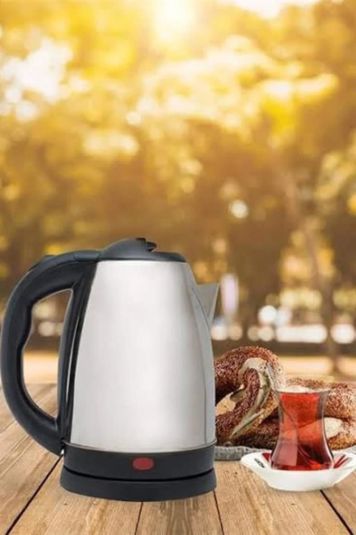 Kettle C F Tipi 220-240V Paslanmaz Çelik Elektrik Kablolu Otomati