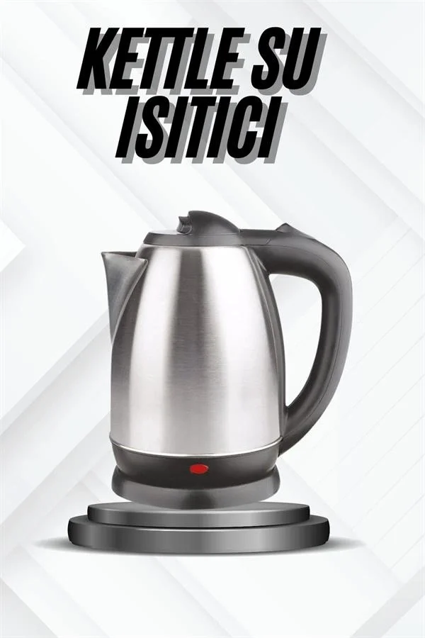 Kettle Su Isıtıcı C F Priz Uyumlu 220 - 240 V Paslanmaz Çelik Kablolu Kettle Su Isıtıcı C F Priz Uyumlu 220 - 240 V Paslanmaz Çelik Kablolu