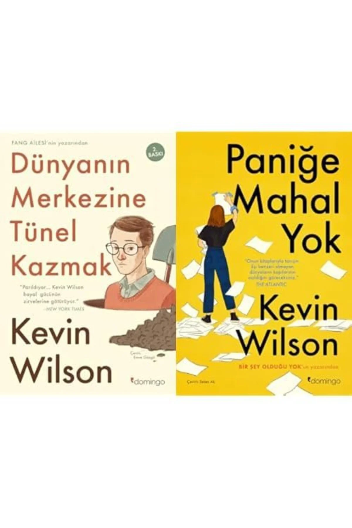 kevin wilson-dunyanin merkezine tunel kazmak+panige mahal yok=(2kitap)