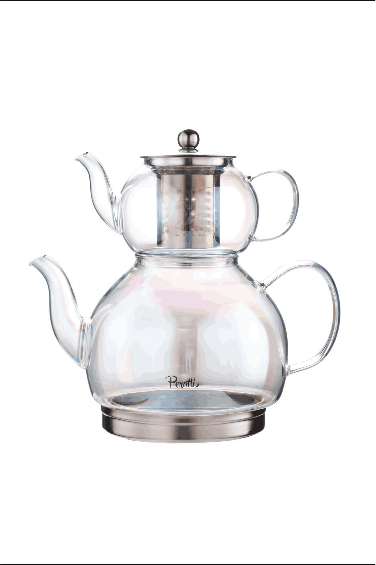 Mutfaksultani Keyf-İ Ala Luster İndüksiyon Tabanlı Borosilikat Cam Çaydanlık Ta