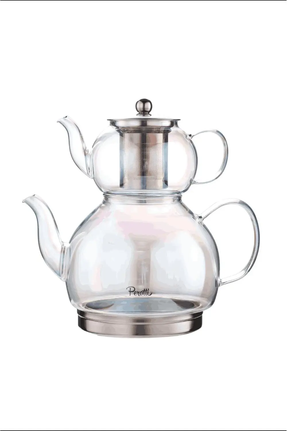 Keyf-i Ala Luster Indüksiyon Tabanlı Borosilikat Cam Çaydanlık Ta