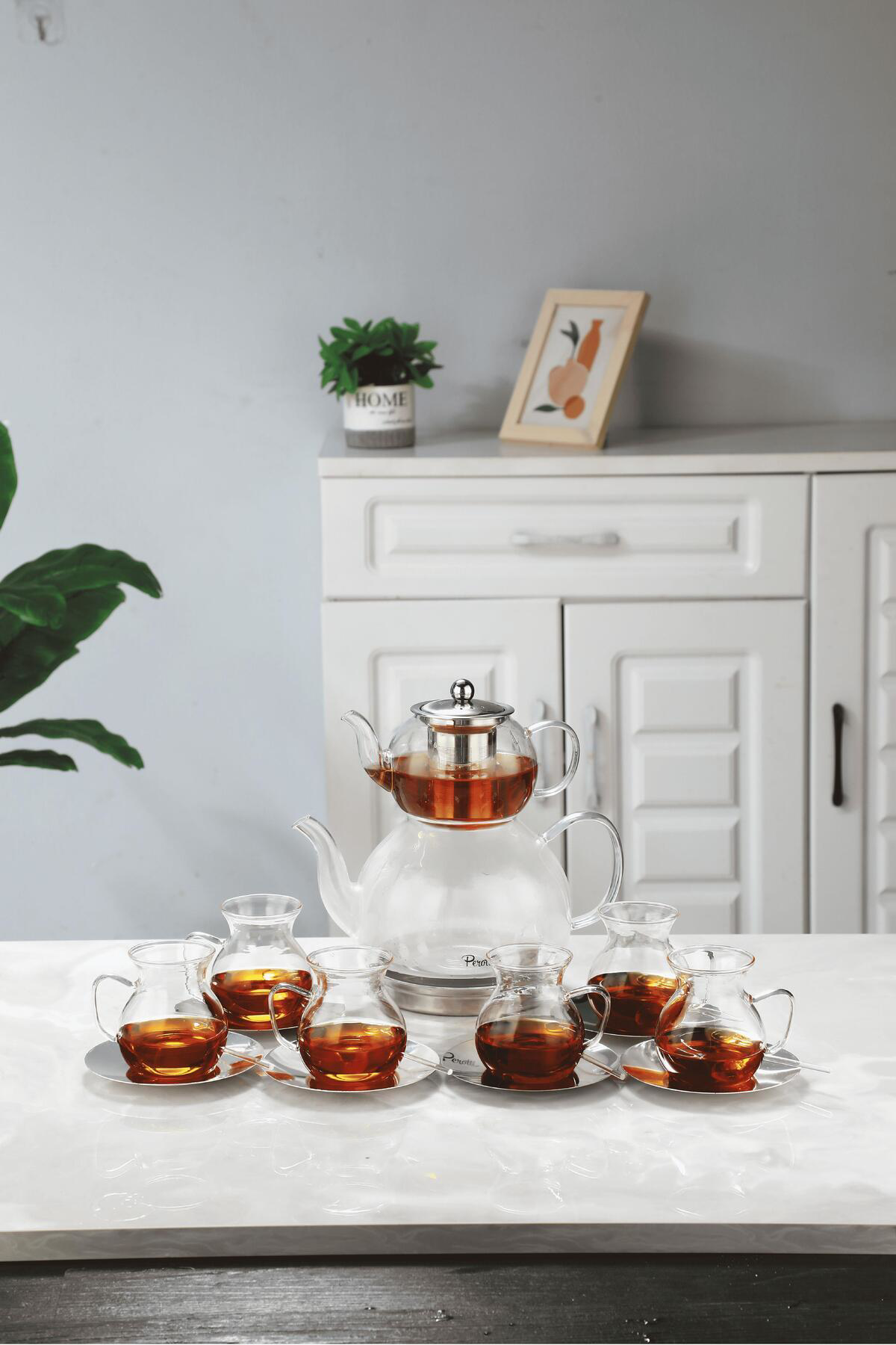 Mutfaksultani Keyf-İ Ala Şeffaf Premium 20 Parça İndüksiyon Tabanlı Borosilikat