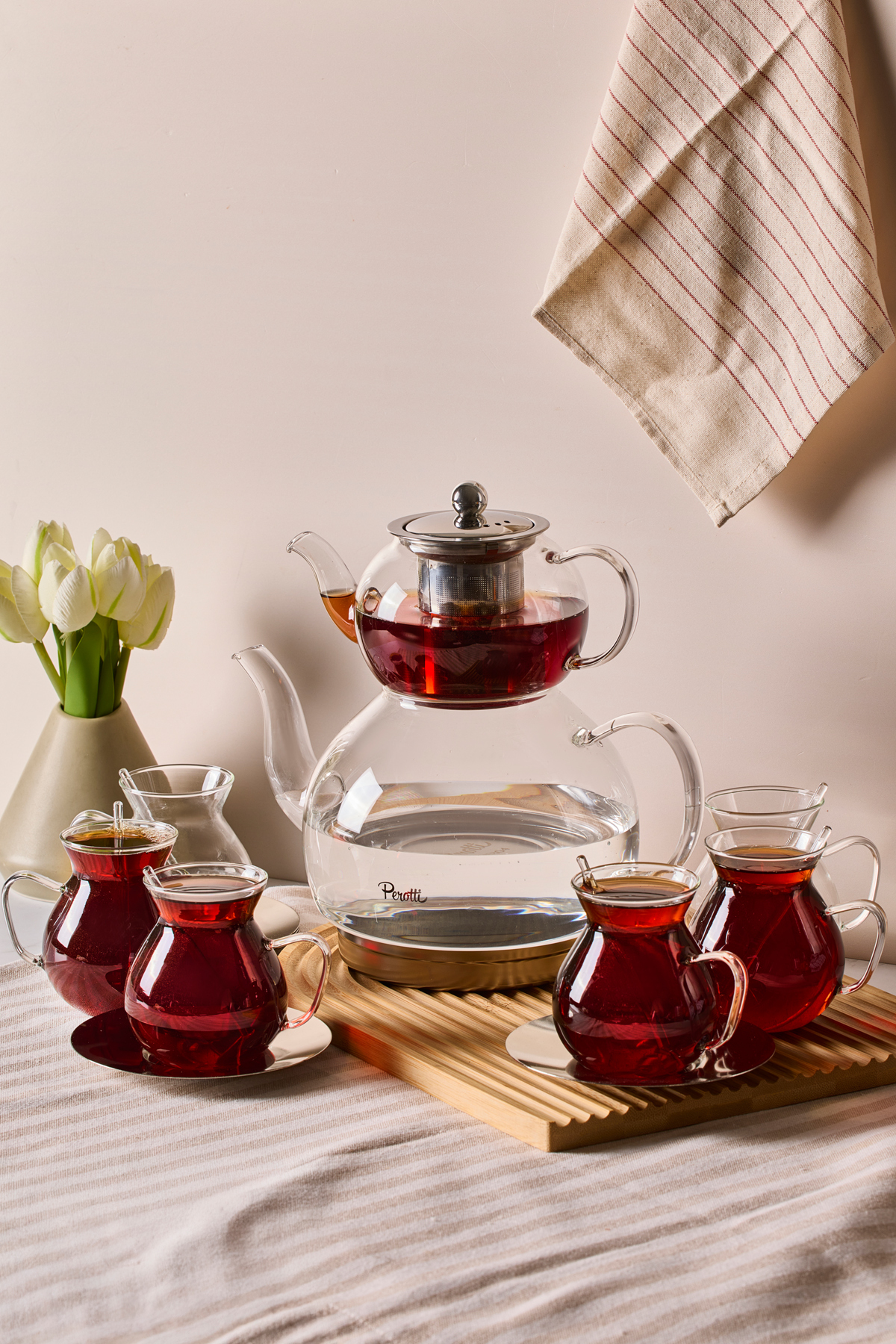 Mutfaksultani Keyf-İ Ala Şeffaf Premium 20 Parça İndüksiyon Tabanlı Borosilikat