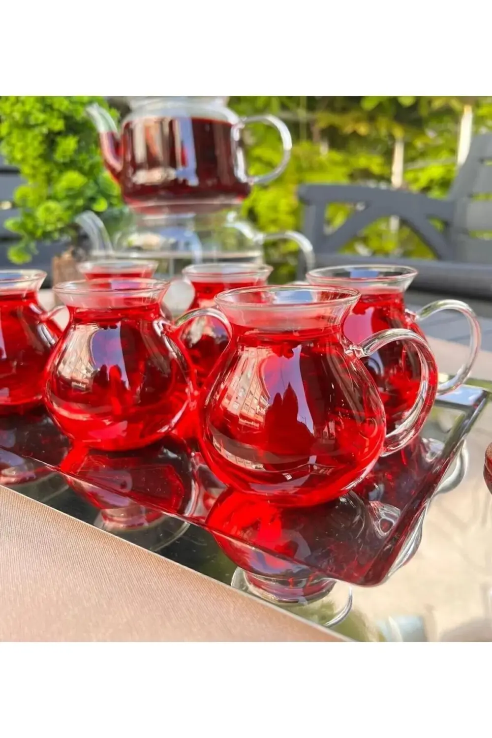 KEYFİ ALA BOROSİLİKLAT CAM ÇAY BARDAĞI 220ML 6'LI (KEYFİ ALA ÇAY