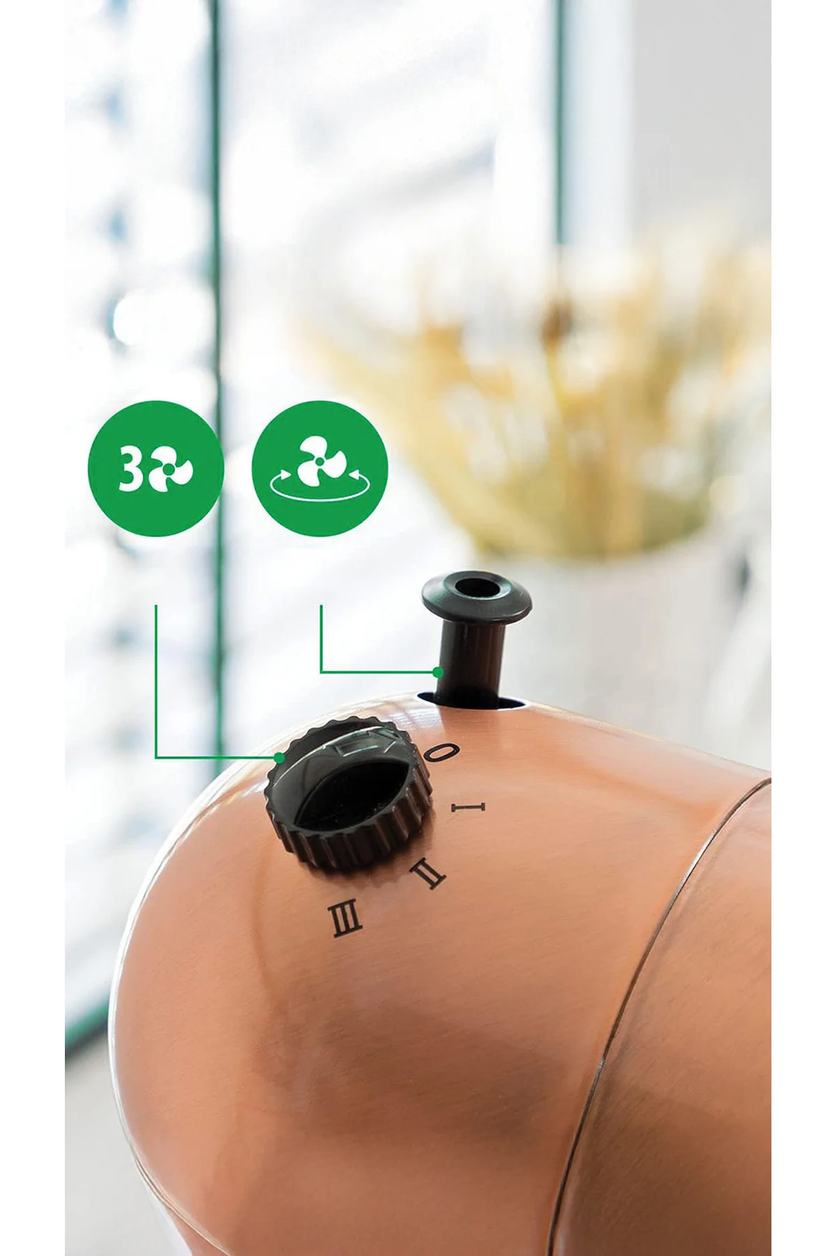 Kfan-7421 Salınım Fonksiyonlu Metal Kanatlı Stand Vantilatör