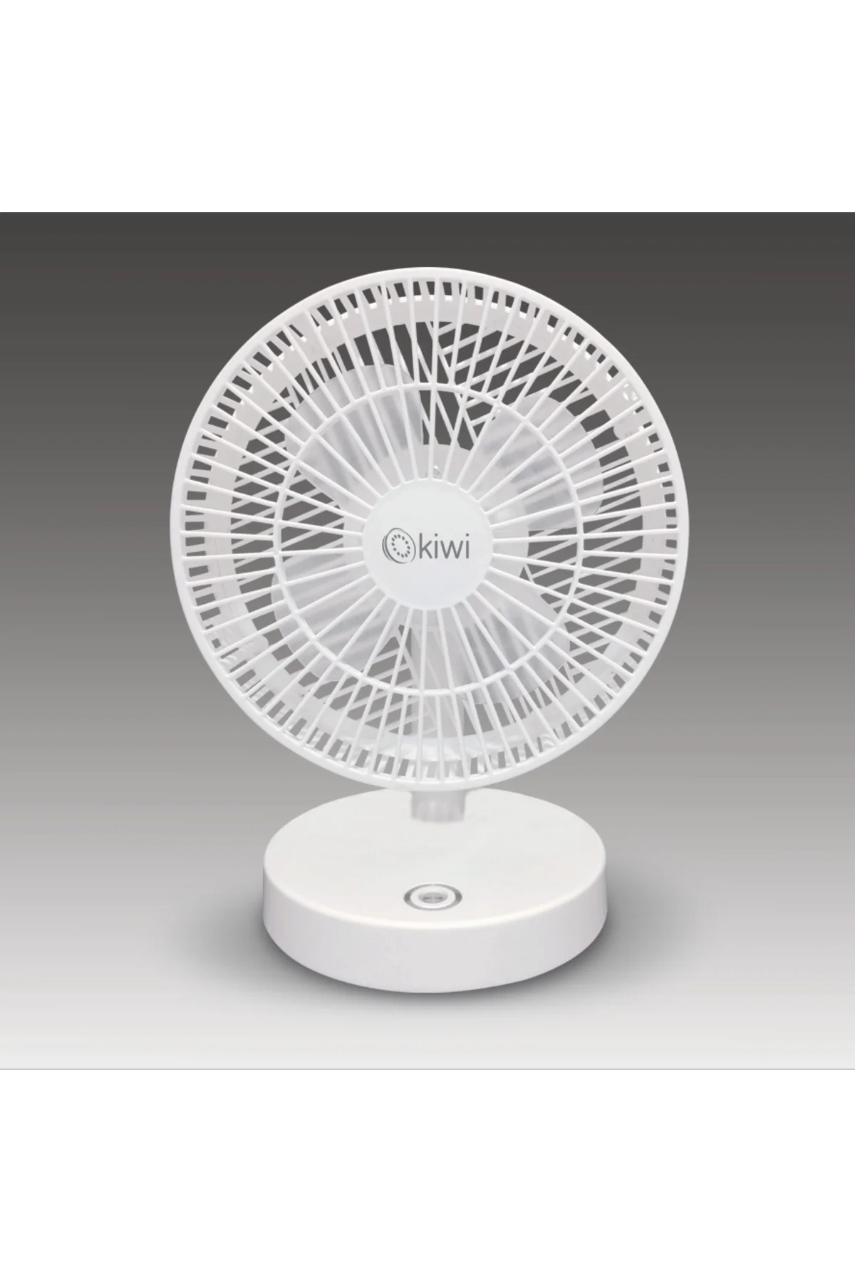 Kfan-7607 Şarjlı Beyaz Ayarlanılabilir Mini Fan Masa Üstü Vantila