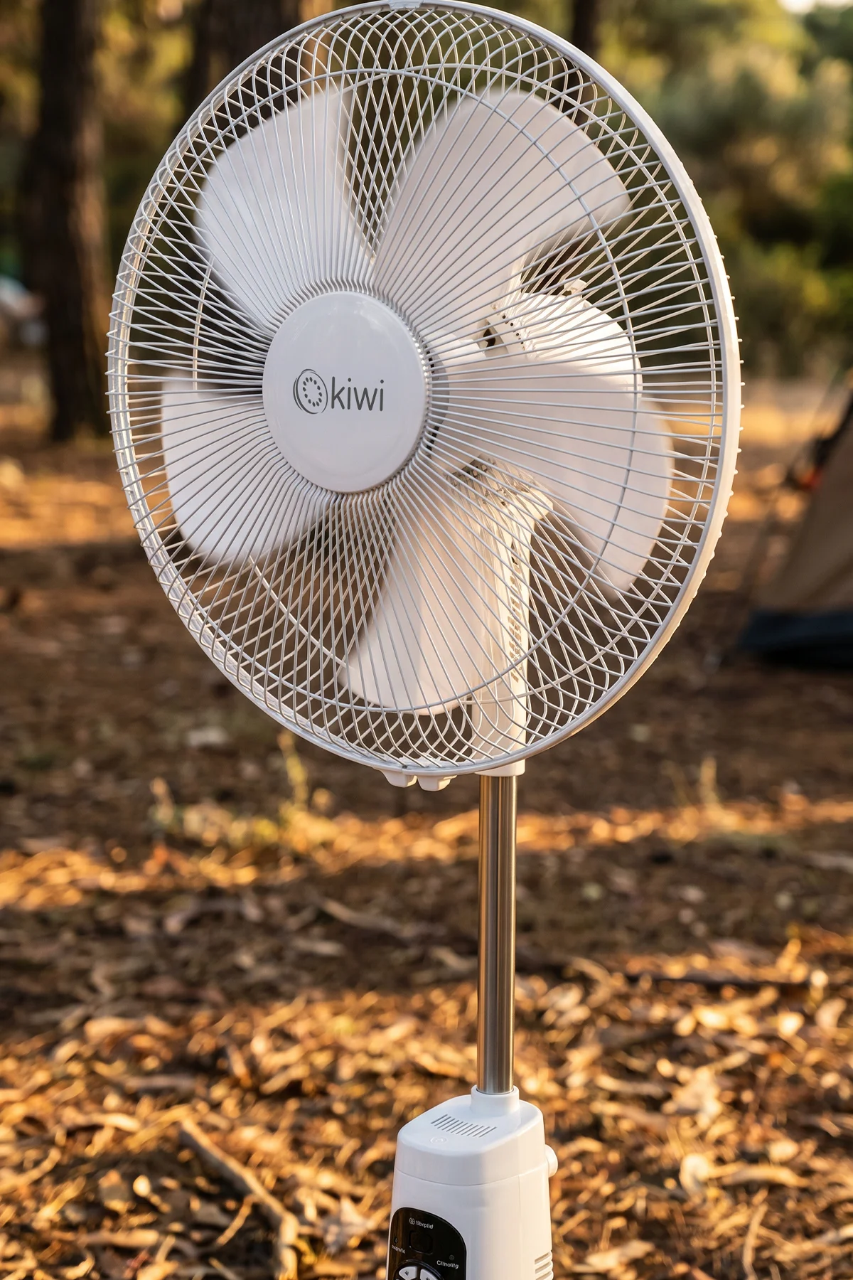 KFAN-7629 Şarjlı Standlı Vantilatör & LED Lamba | 9 Kademe & AC/DC & USB