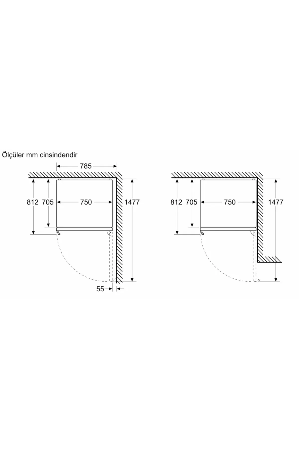 KGP76AIC0N C Enerji Sınıfı No-Frost 526 LT Alttan Donduruculu Buz