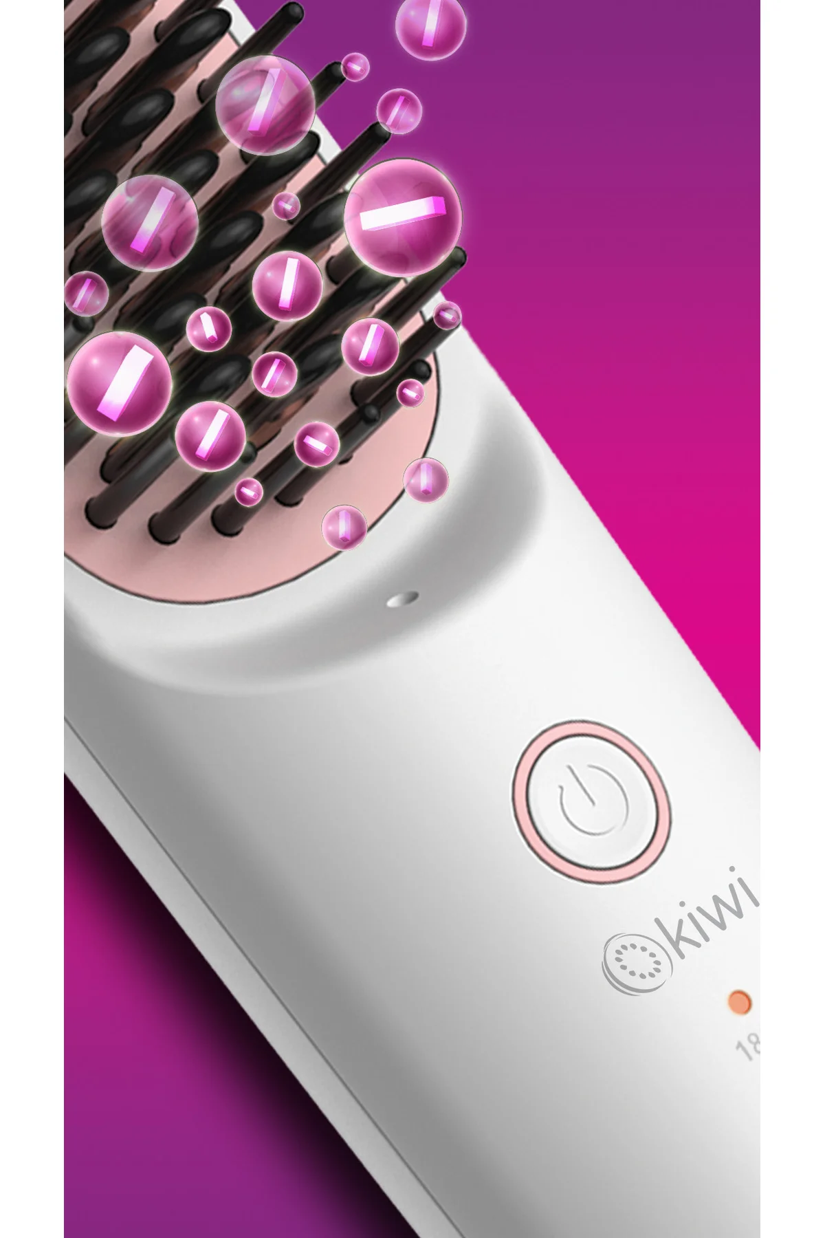 Khs-2000 Kablosuz Taşınabilir Şarjlı Saç Düzleştirici Fön Tarağı