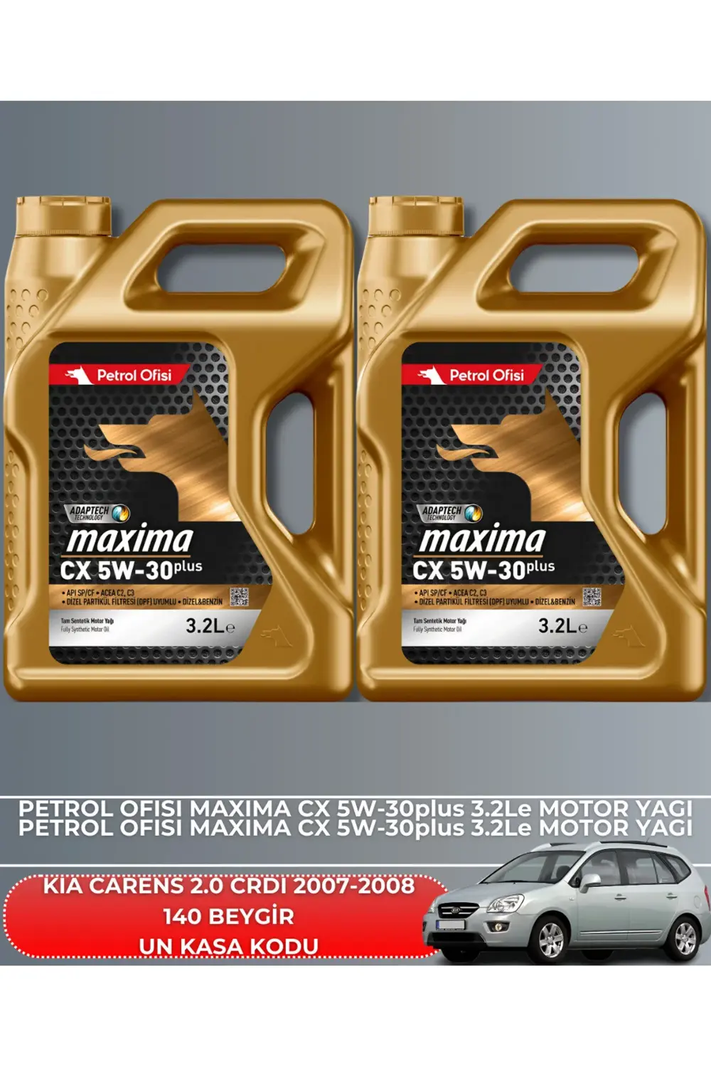 KIA CARENS 2.0 CRDI 2007-2008 140 BEYGİR BAKIM SETİ