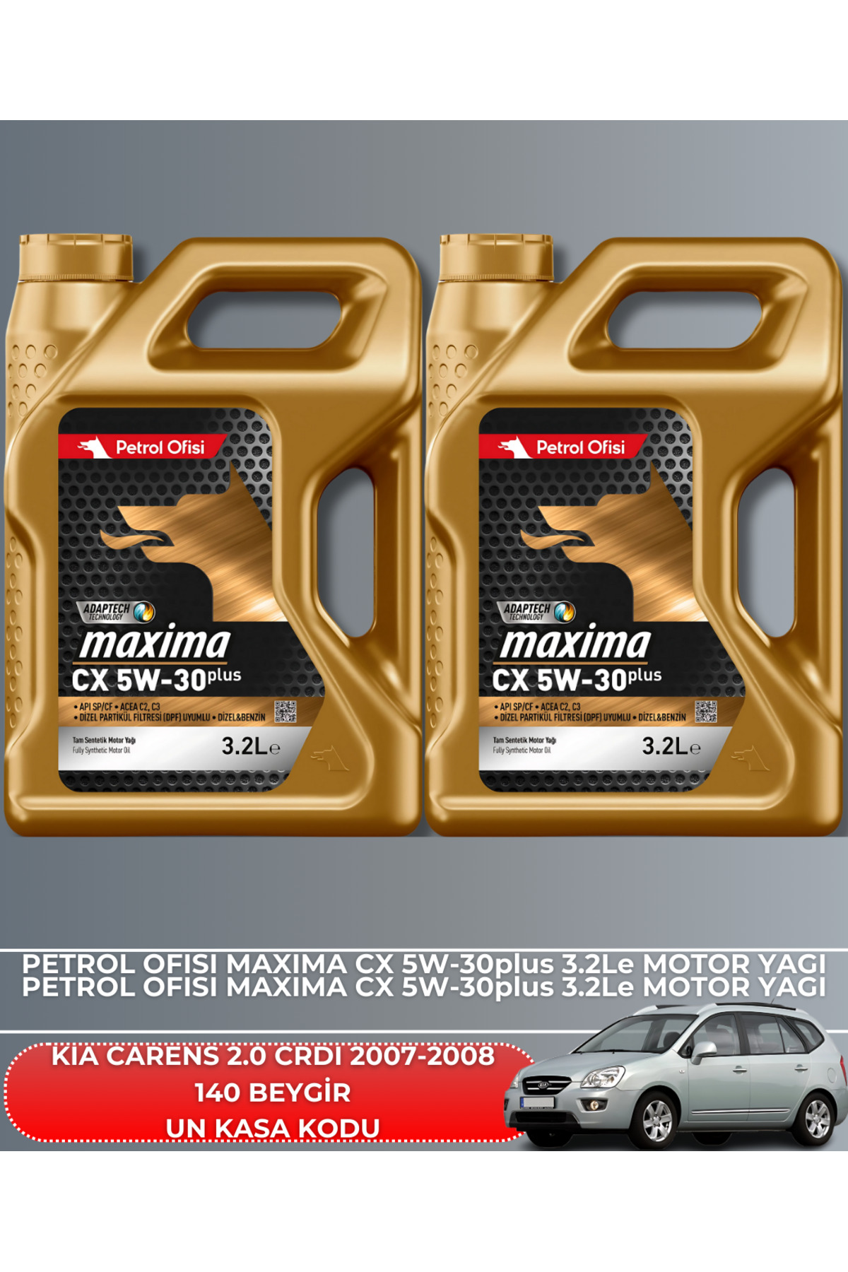 KIA CARENS 2.0 CRDI 2007-2008 140 BEYGİR BAKIM SETİ