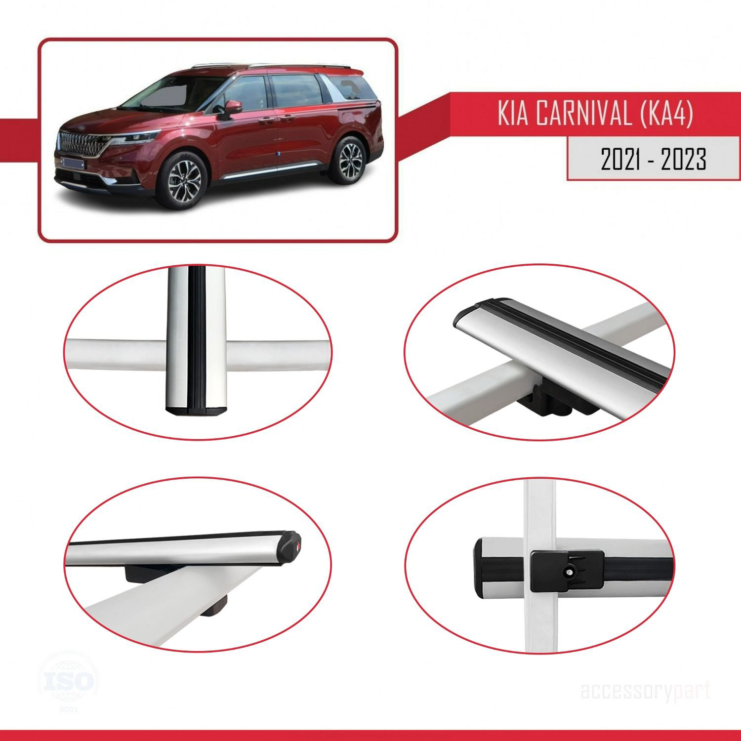 Kia Carnival (KA4) 2021-2023 Arası ile uyumlu Basic Model Ara Atk