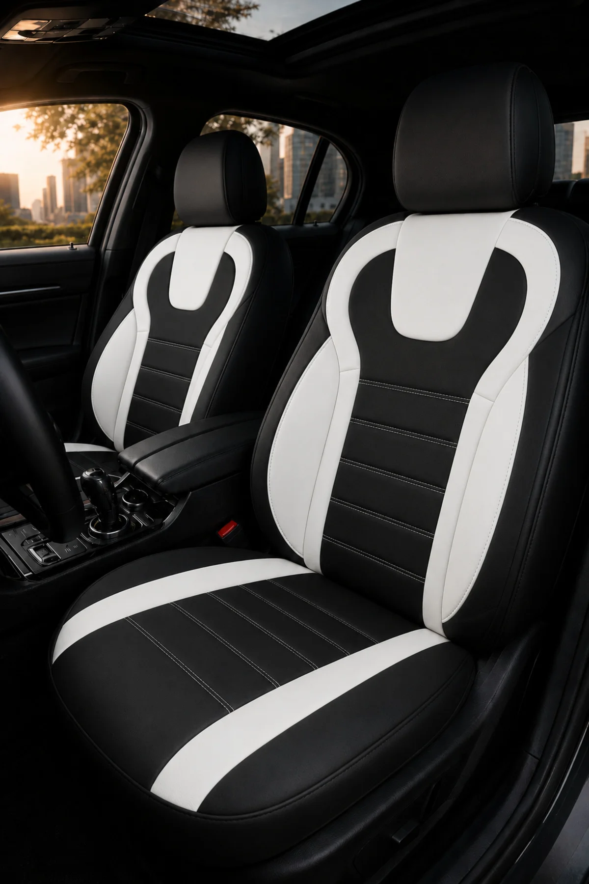 Kia Ceed 2012+ Uyumlu Monza Serisi Tay Tüyü Oto Koltuk Kılıfı Siyah Beyaz Fiyatı, Yorumları ve Özellikleri