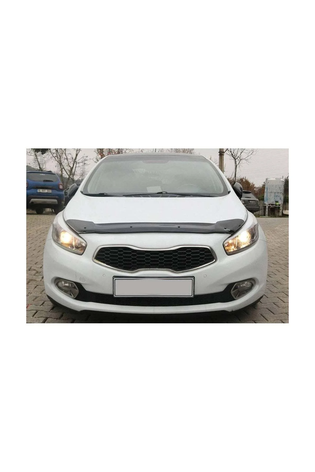Kia Ceed 2012 ve Sonrası Uyumlu Kaput Rüzgarlığı Ön Kaput Koruma ABS Parlak Siyah Kia Ceed 2012 ve Sonrası Uyumlu Kaput Rüzgarlığı Ön Kaput Koruma ABS Parlak Siyah - Görsel 2