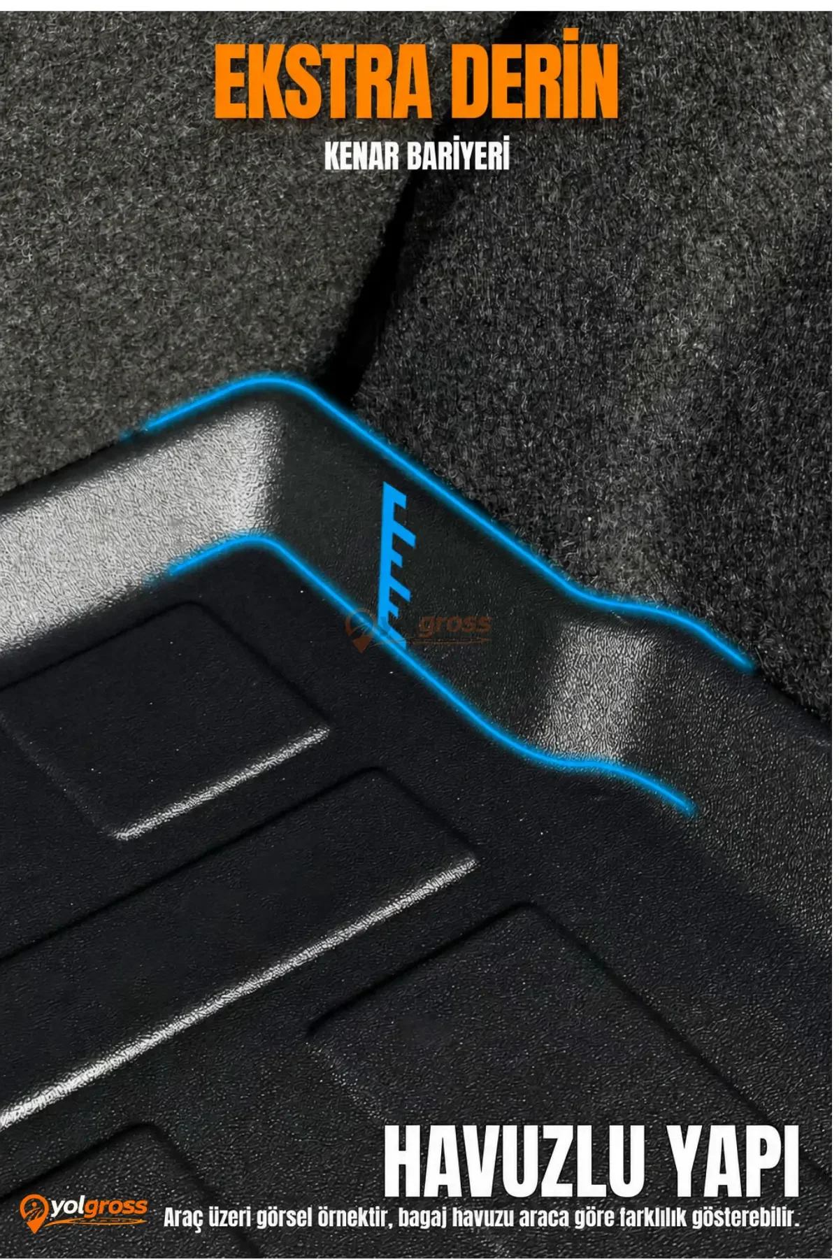 Kia Ceed 3D Pro Bagaj Havuzu 2012-2018 A+ Kalite Kia Ceed 3D Pro Bagaj Havuzu 2012-2018 A+ Kalite