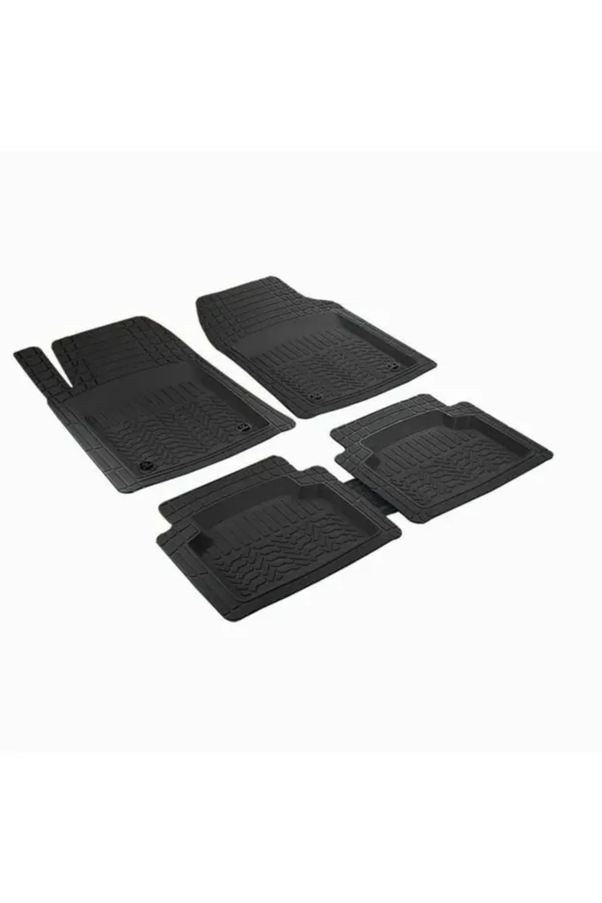 Kia Ceed HB 2006 3,5 Cm Derin Havuzlu 5 Parça 4D Universal Oto Paspas Siyah
