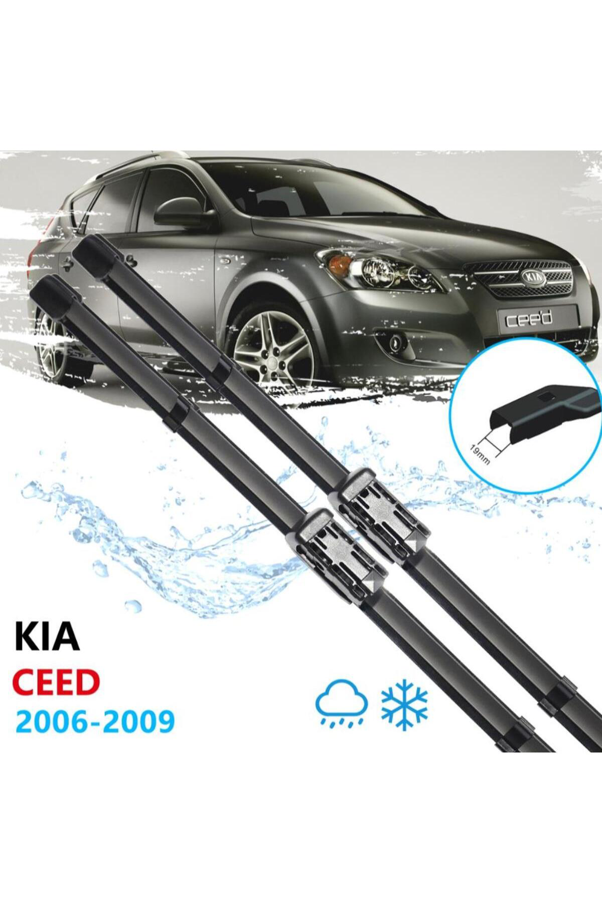 KİA CEED ÖN CAM MUZ SİLECEK TAKIMI 2006--2009