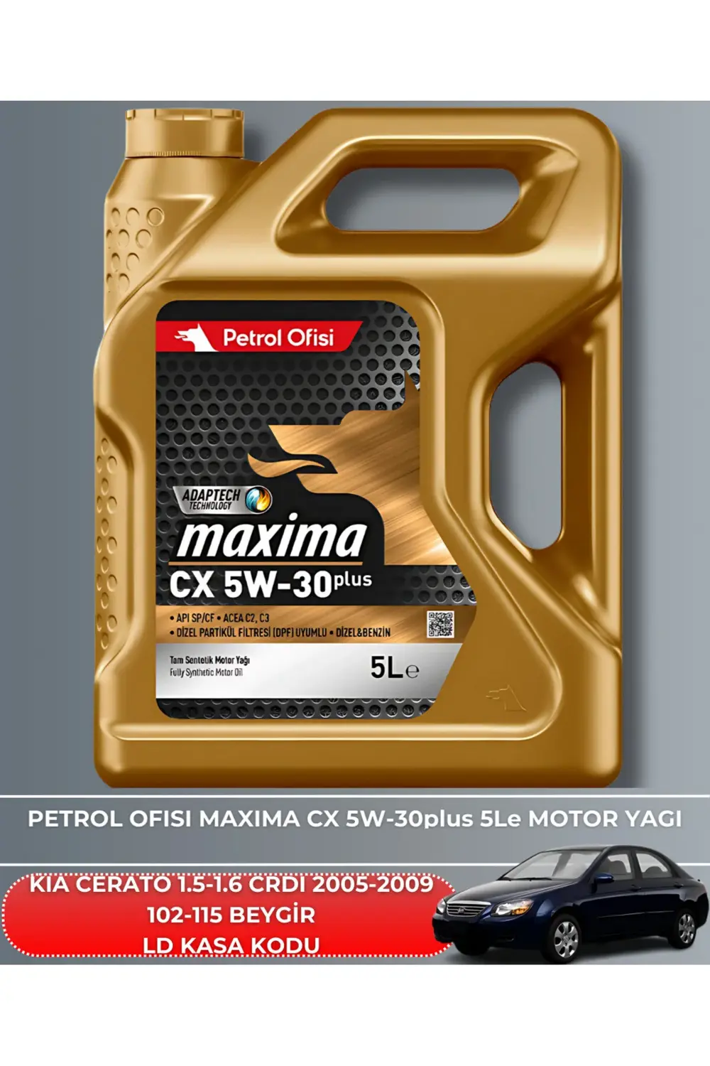 KIA CERATO 1.5 CRDI - 1.6 CRDI 2005-2006-2007-2008-2009 102-115 B