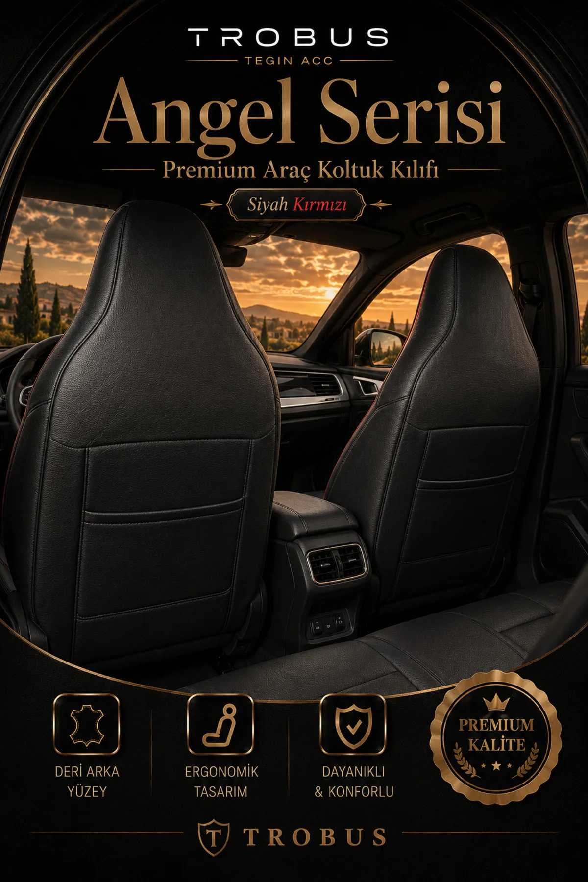 Kia Cerato 2004 ve Sonrası Uyumlu Angel Serisi Tay Tüyü Koltuk Kılıfı Taba Siyah Fiyatı, Yorumları ve Özellikleri